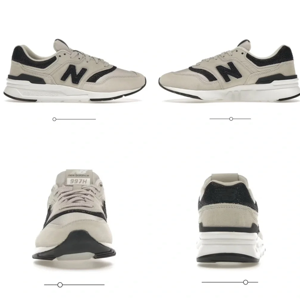 New Balance Beige and Black Women's Sneakers - Picture 11 of 11